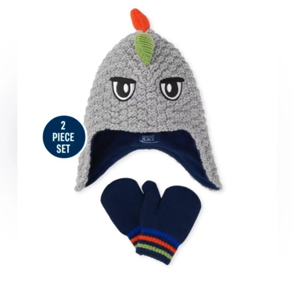 The Children’s Place - NEW - BOYS HAT AND MITTENS SET